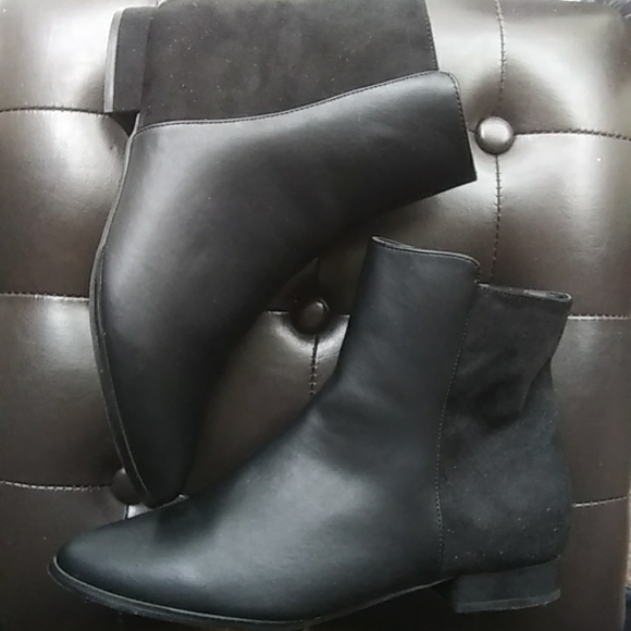 The Adrianne Bootie by Comfortview® in Black - Picture 1 of 9